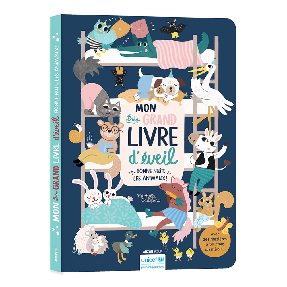 MON TRÈS GRAND LIVRE D'ÉVEIL - BONNE NUIT LES ANIMAUX ! (Jeunesse)