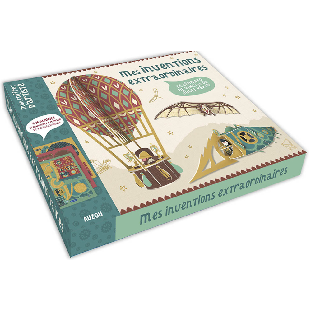 Mes inventions extraordinaires de Léonard de Vinci et de Jules Verne : 5 machines étonnantes à monte