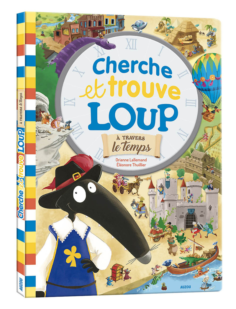 CHERCHE ET TROUVE GÉANT - LOUP - À TRAVERS LE TEMPS (Jeunesse)