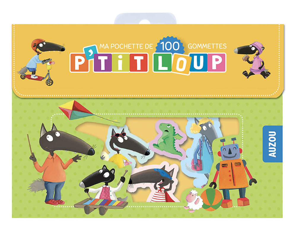 P'tit loup - pochette de 100 gommettes (Jeunesse)