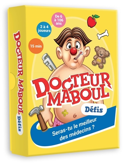 Docteur Maboul : défis : seras-tu le meilleur des médecins ? (Coffret)