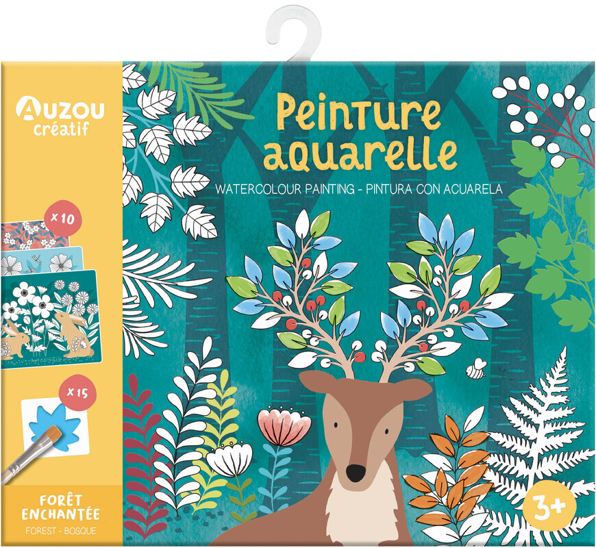 Forêt enchantée : peinture aquarelle (Jeunesse)