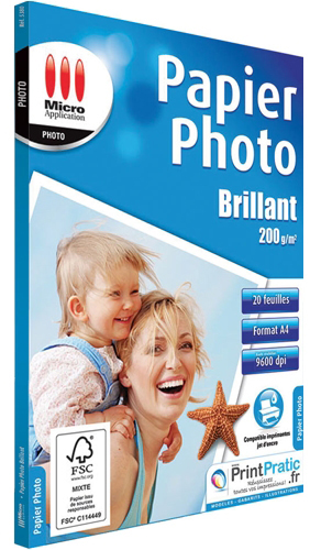 Eco pack papier photo Micro Application A4