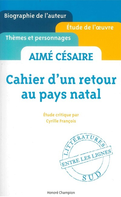 Cahier d'un retour au pays natal - Aimé Césaire - (Grand format)