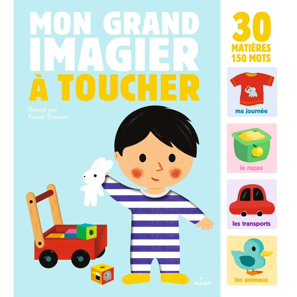 Mon grand imagier à toucher (Jeunesse)