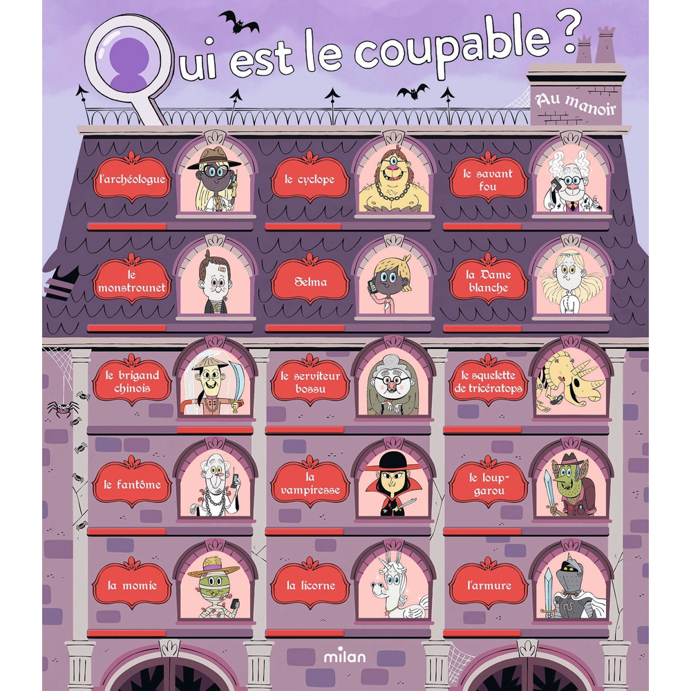 Qui est le coupable ? Au manoir (Jeunesse)