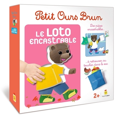 Jeu Petit Ours Brun - Loto encastrable (Coffret)
