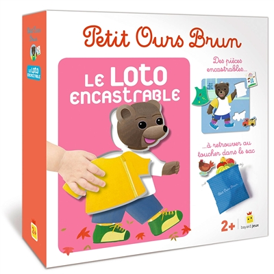 Jeu Petit Ours Brun - Loto encastrable (Coffret)