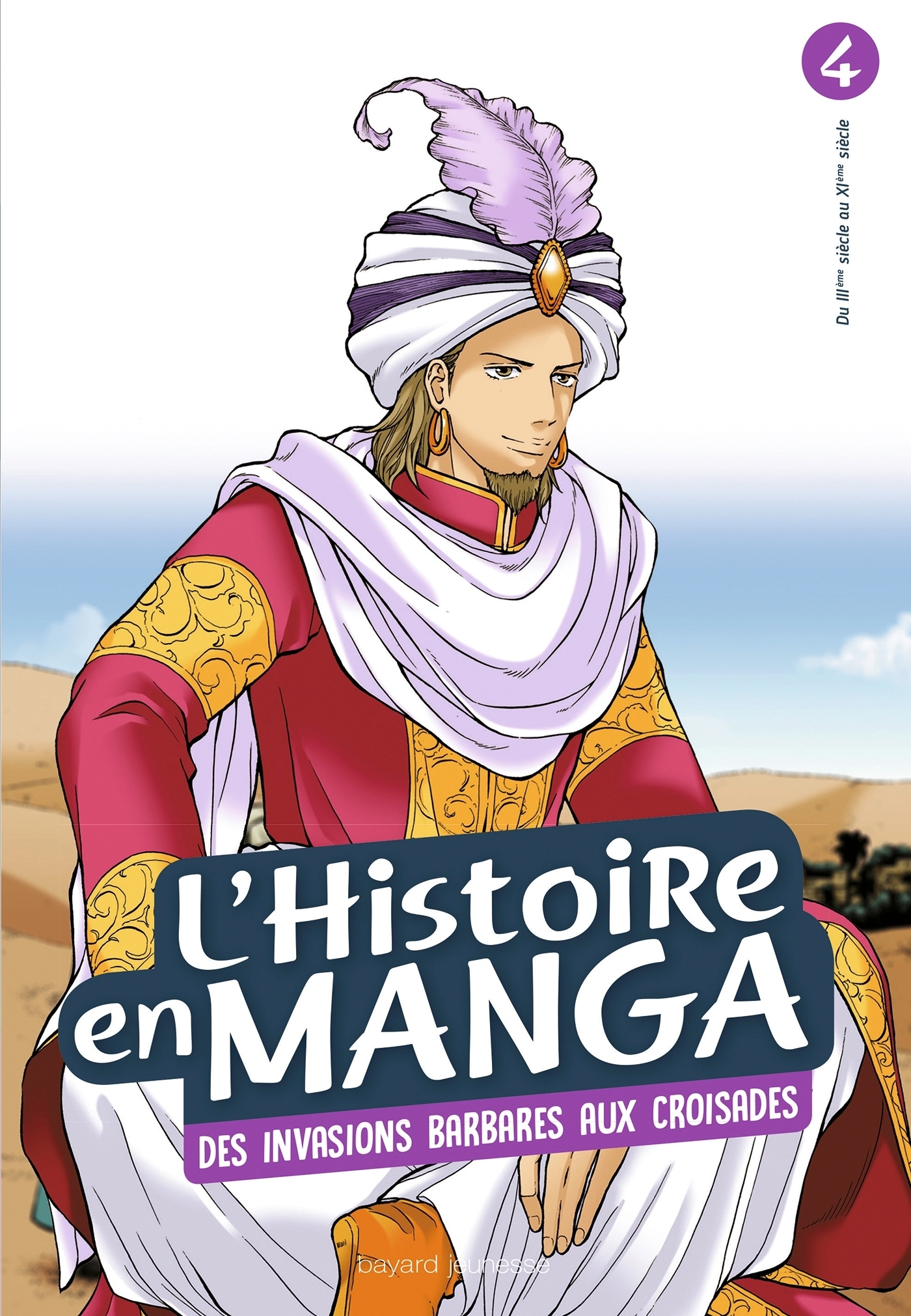 L'histoire en manga tome 4- D'Attila à Guillaume le Conquérant (Manga)