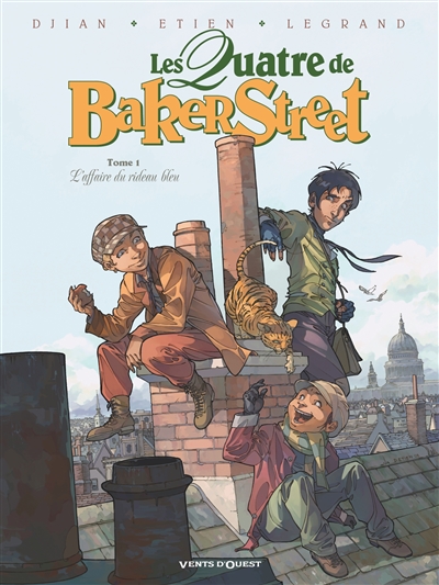 Les Quatre de Baker Street - Tome 01 - L'Affaire du rideau bleu (BD)