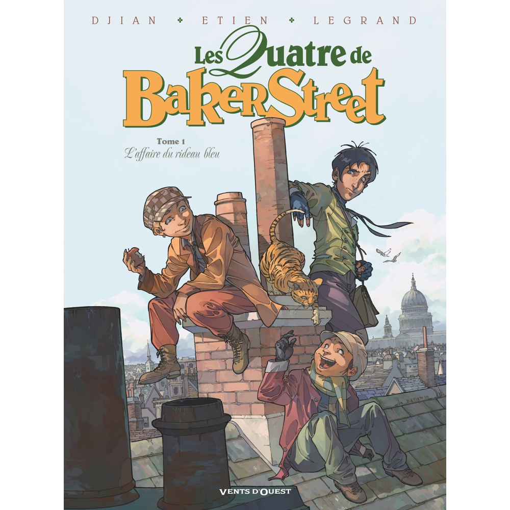 Les Quatre de Baker Street - Tome 01 - L'Affaire du rideau bleu (BD)