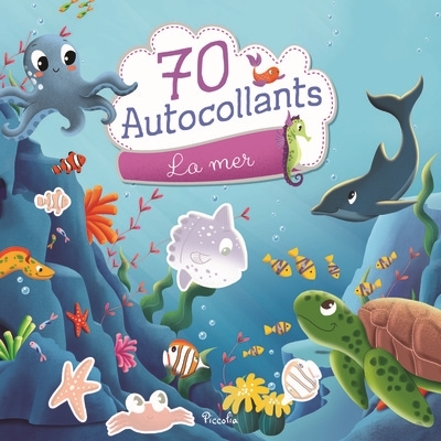 La mer - 70 Autocollants (Broché)