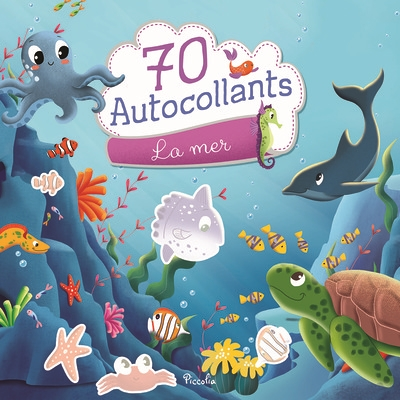 La mer - 70 Autocollants (Broché)