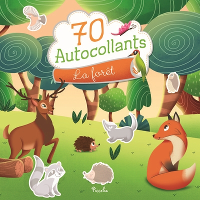 La forêt - 70 Autocollants (Broché)