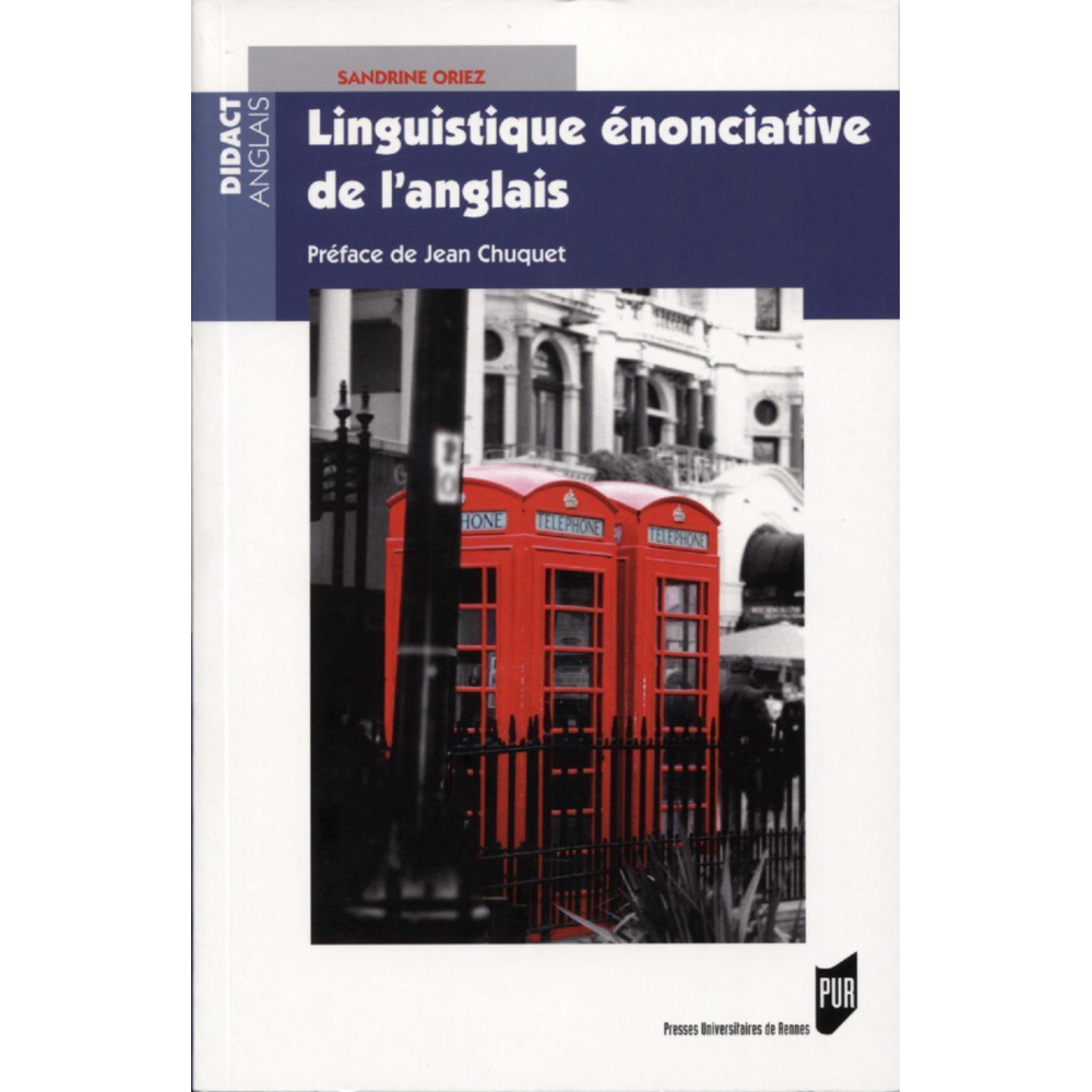 Linguistique énonciative de l'anglais (Broché)