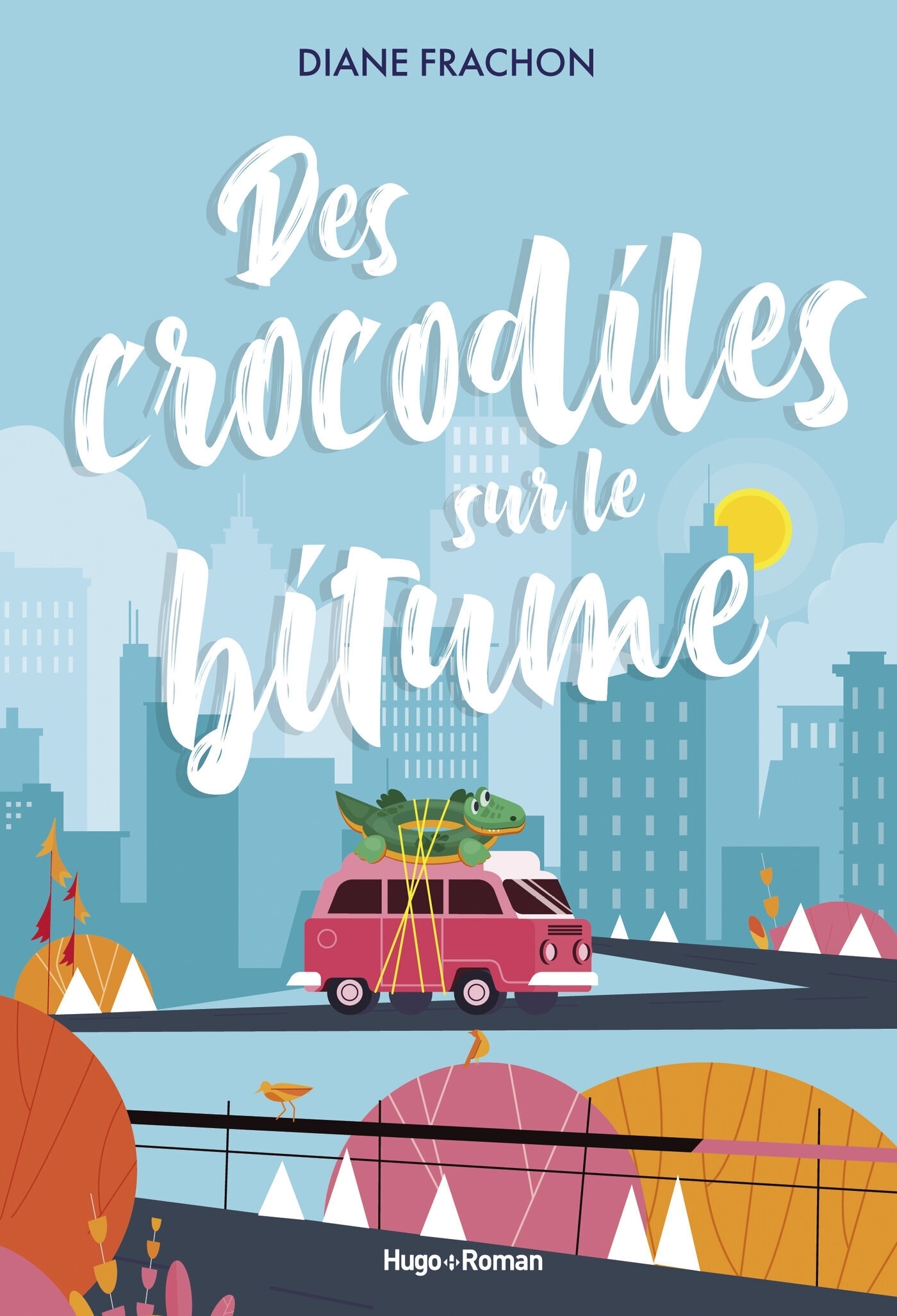 Des crocodiles sur le bitume (Grand format)