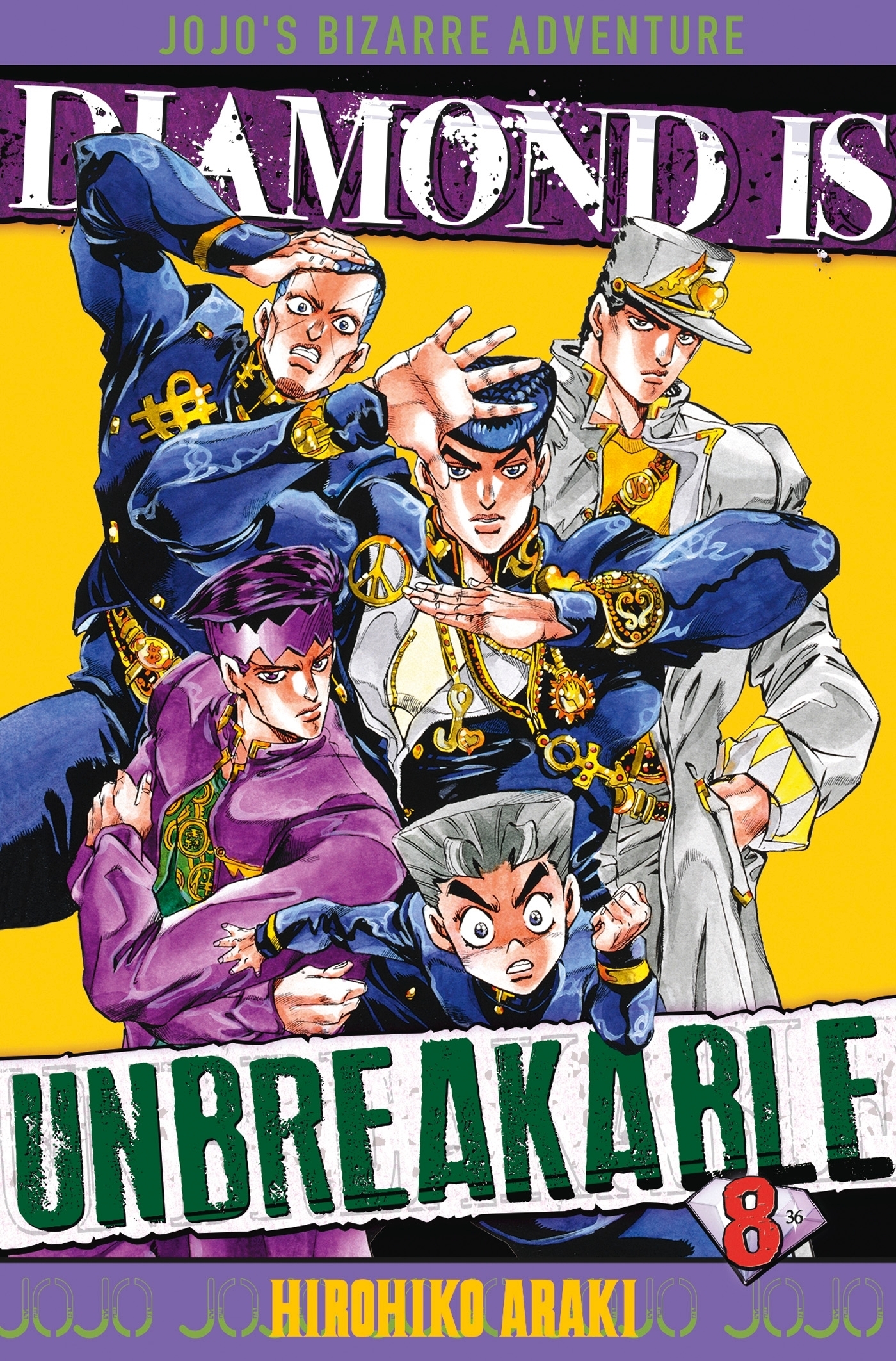 Jojo's - Diamond is Unbreakable Tome 8 (Manga)