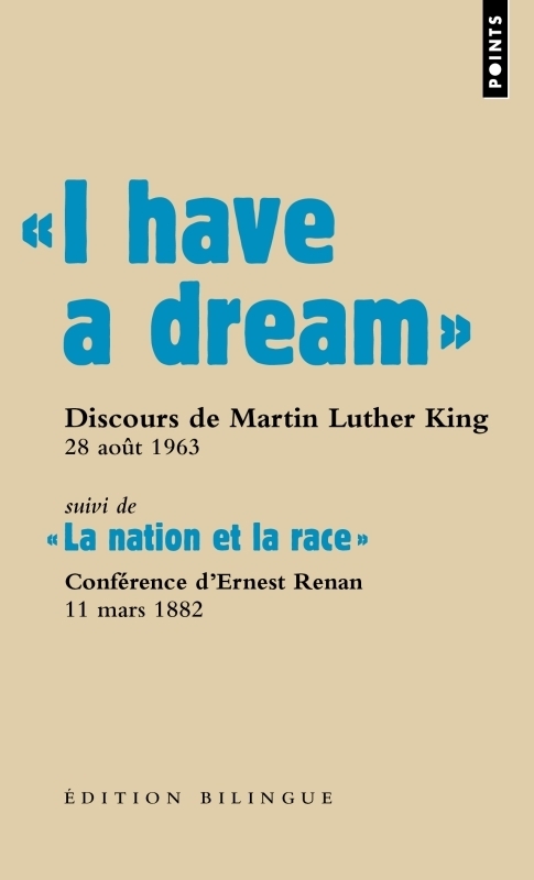 « I have a dream » - Discours du pasteur Martin Luther King, Washington D.C., 28 août 1963. (Broché)