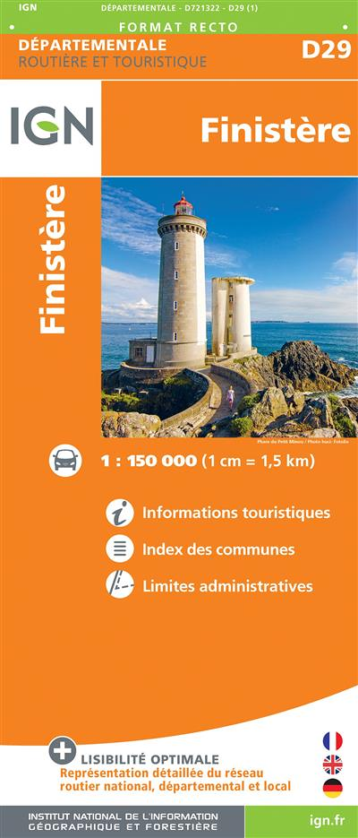 D29 FINISTERE (Carte)