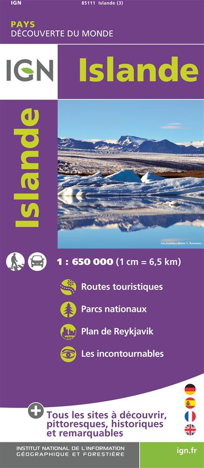 ISLANDE RECTO (Carte)