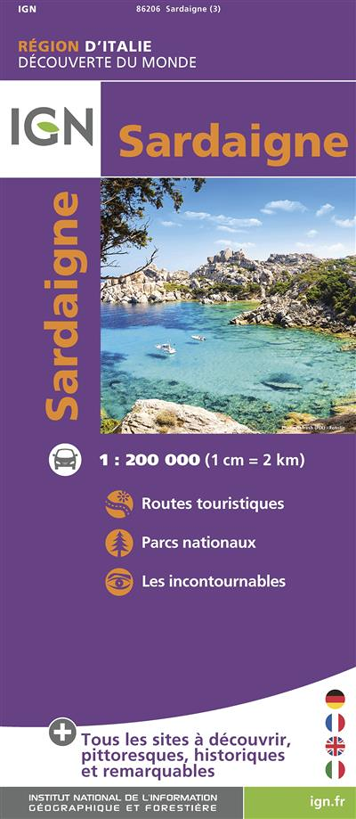 SARDAIGNE (Carte)
