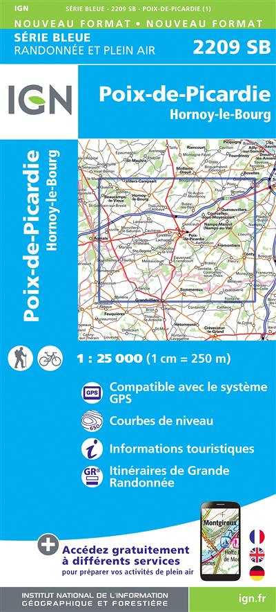 2209SB POIX-DE-PICARDIE HORNOY-LE-BOURG (Carte)