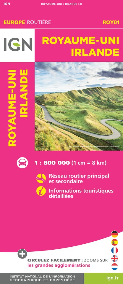 ROY01 ROYAUME UNI IRLANDE (Carte)