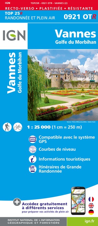 0921OTR VANNES - GOLFE DU MORBIHAN RESISTANTE (Carte)