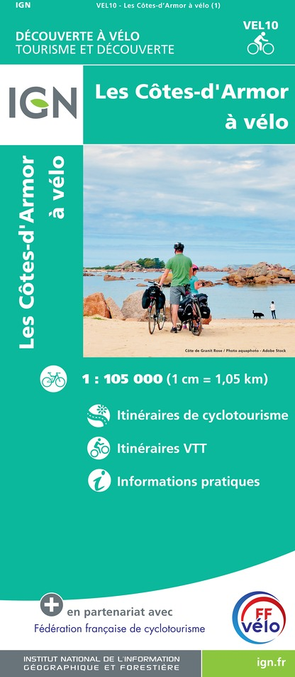 COTES D ARMOR A VELO (Carte)