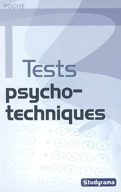Tests psycho-techniques (Broché)