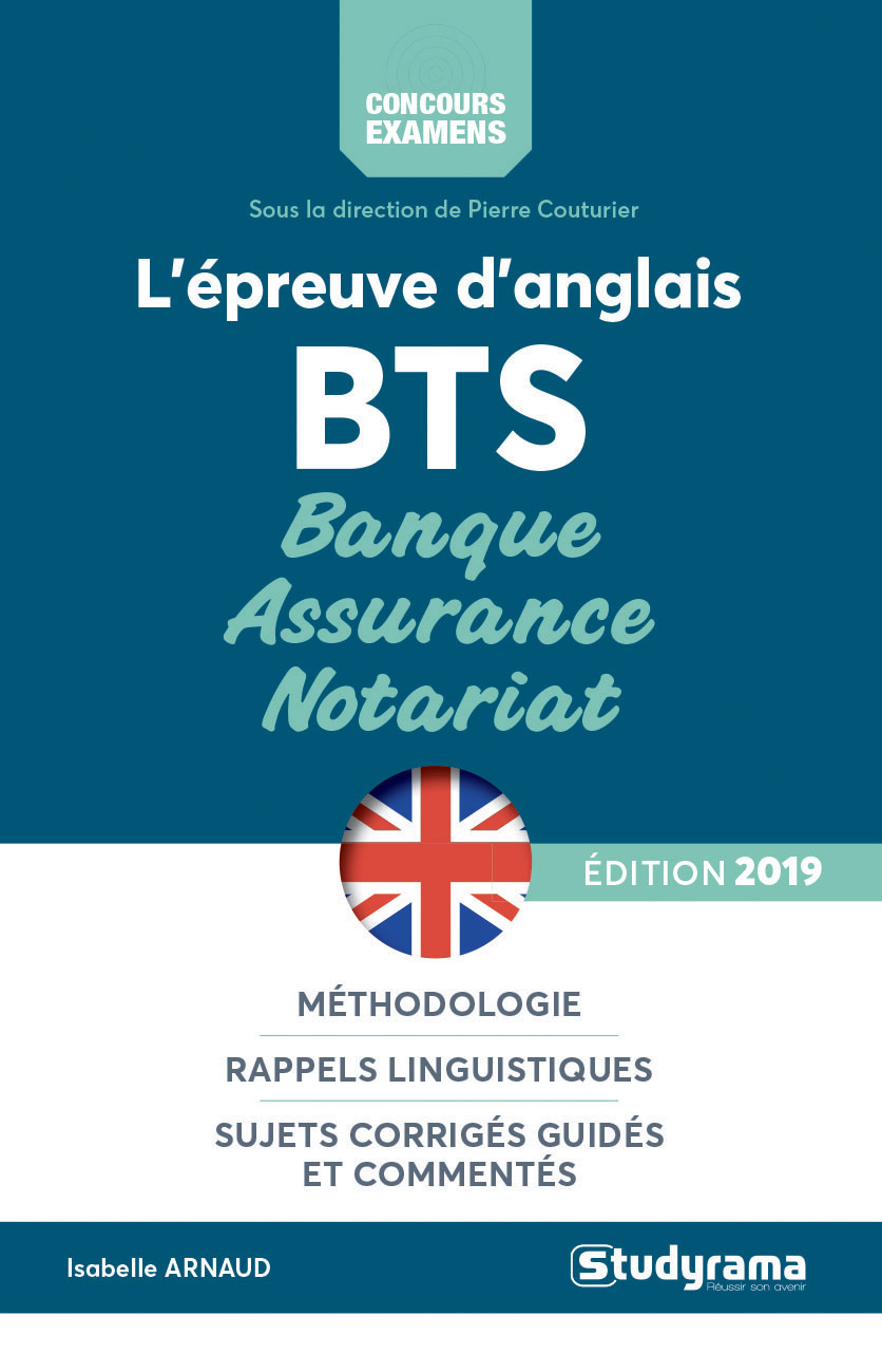 L'épreuve d'anglais BTS Banque, assurance, notariat - concours examens 2019 (Broché)