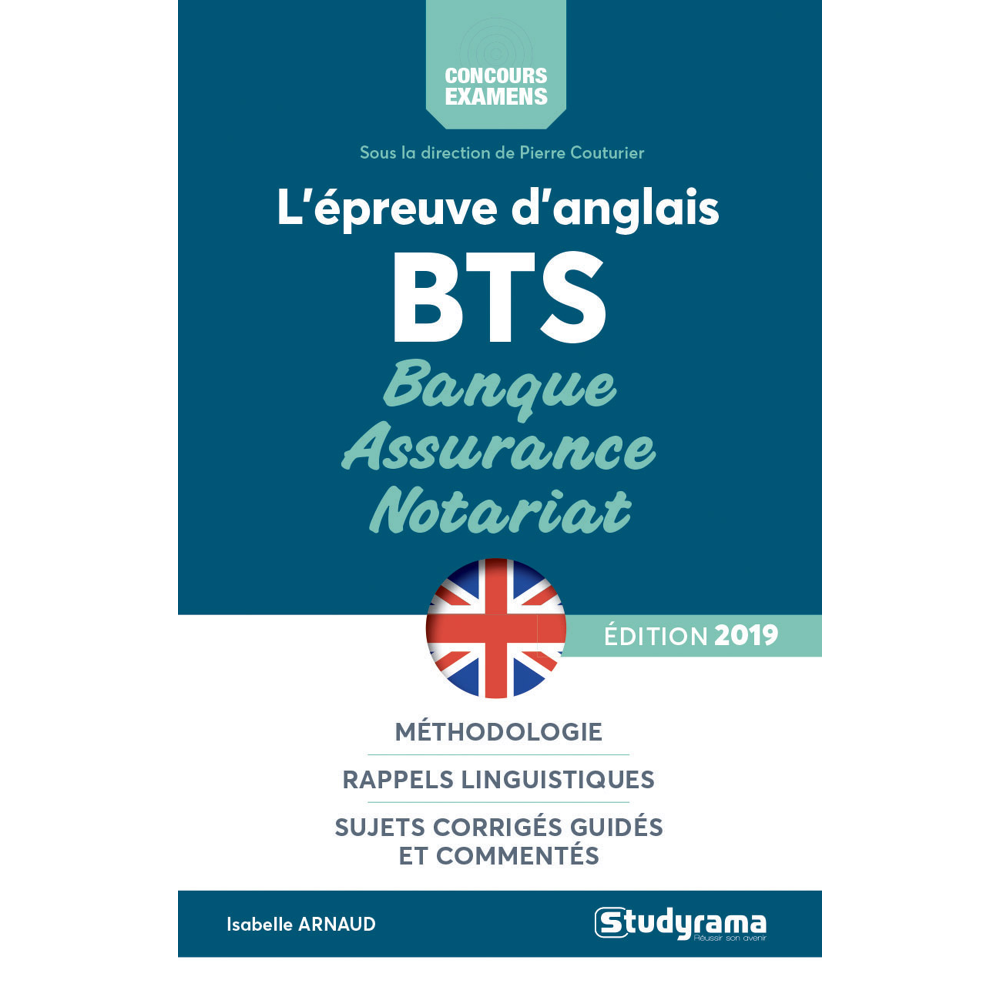 L'épreuve d'anglais BTS Banque, assurance, notariat - concours examens 2019 (Broché)
