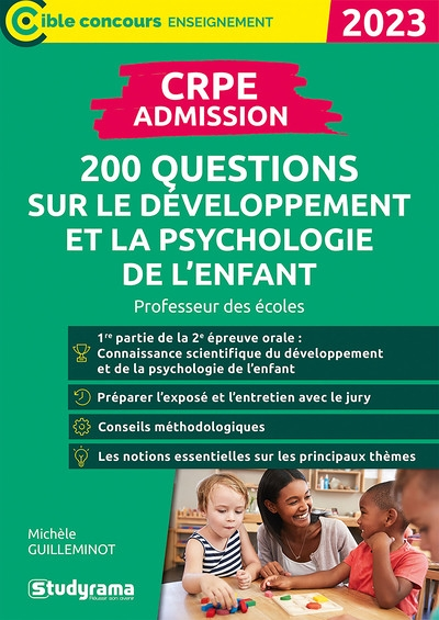 CRPE – Admission – 200 questions sur le développement et la psychologie de l'enfant - Professeur des