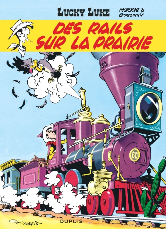 Lucky Luke - Tome 9 - Des rails sur la prairie (BD)