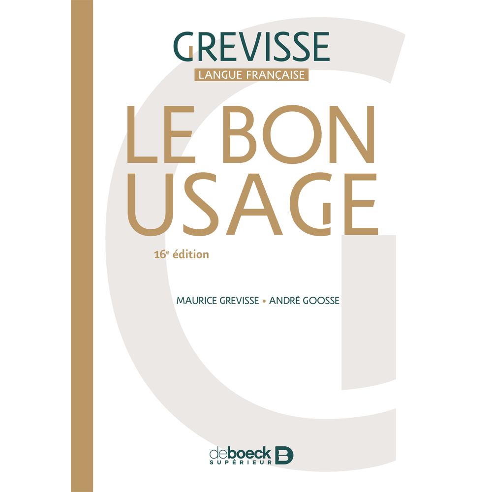Le Bon usage (Relié)