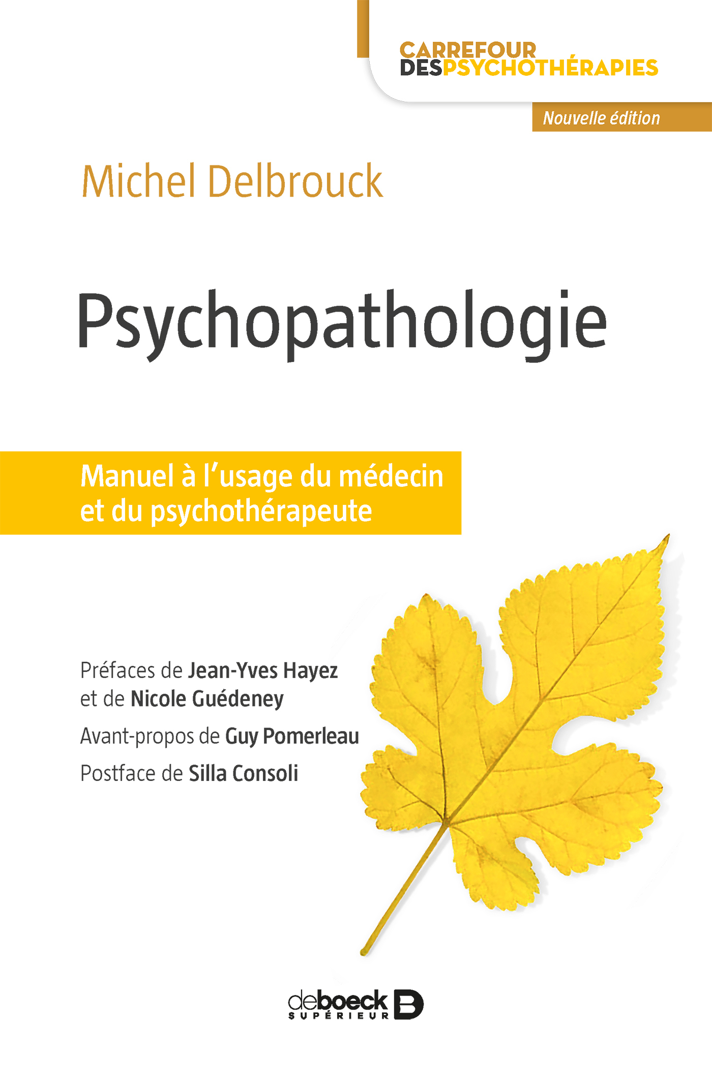 Psychopathologie - Manuel à l'usage du médecin et du psychothérapeute (Broché)