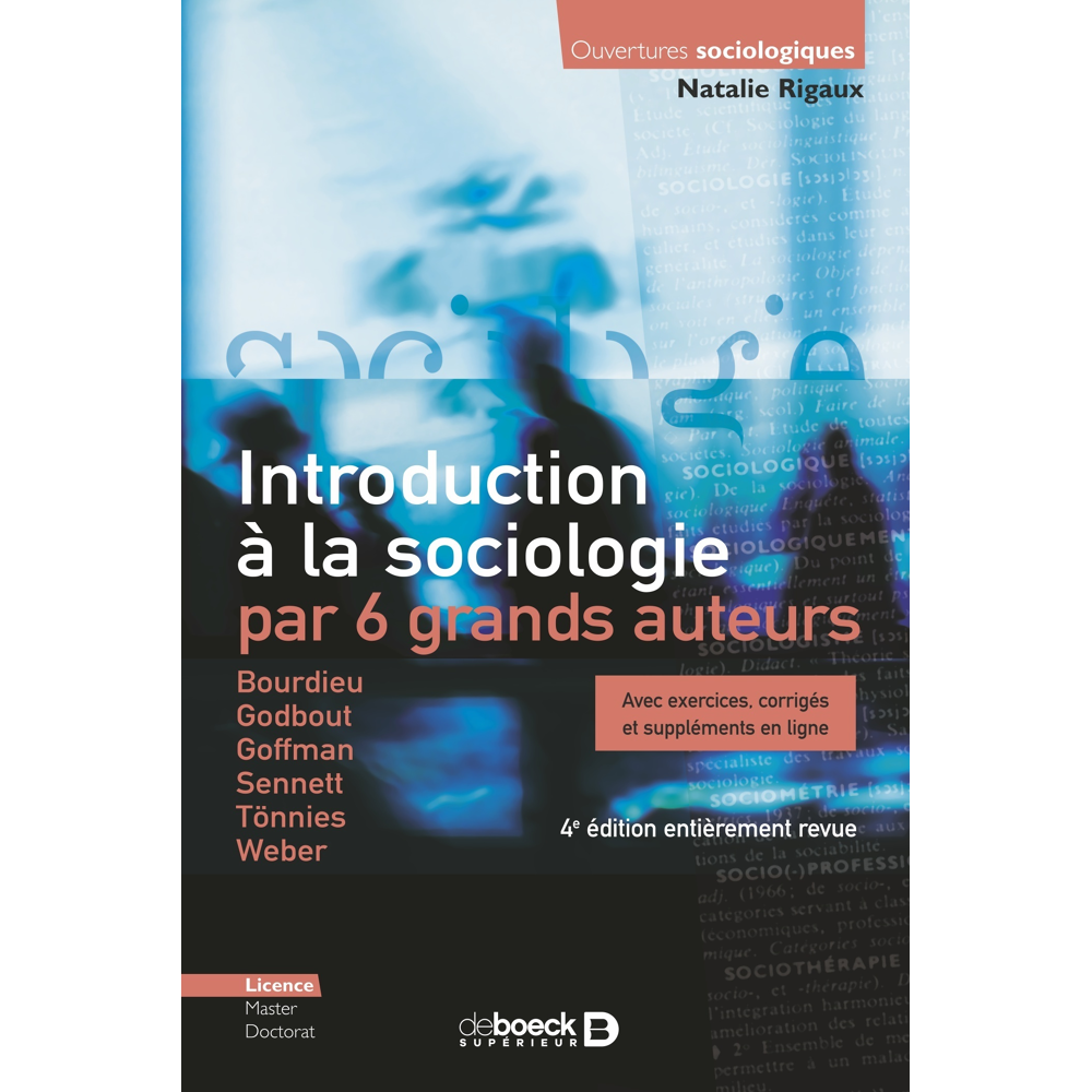 Introduction à la sociologie par 6 grands auteurs (Broché)