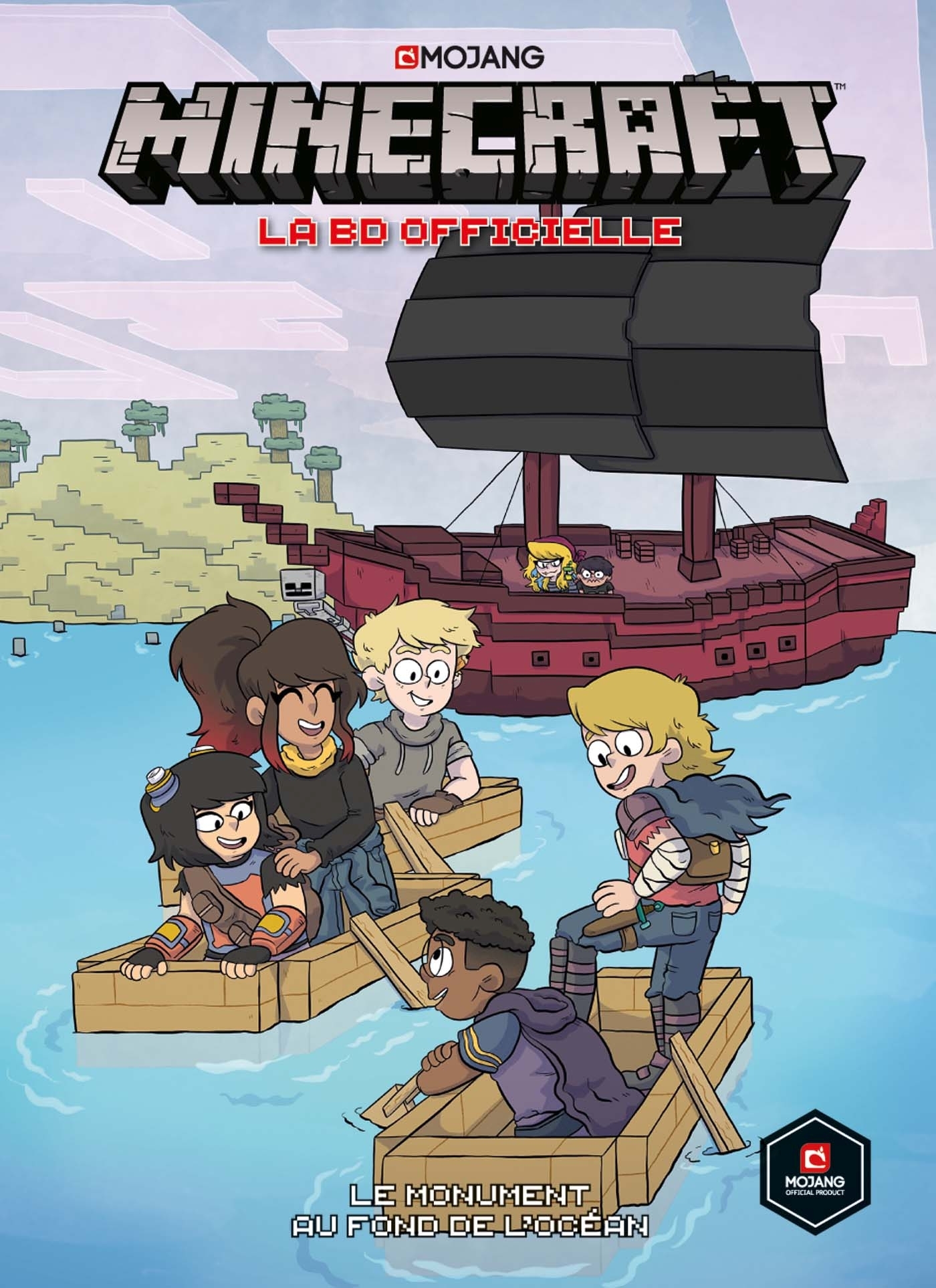 Minecraft la BD officielle Tome 2 : Le monument au fond de l'océan (BD)