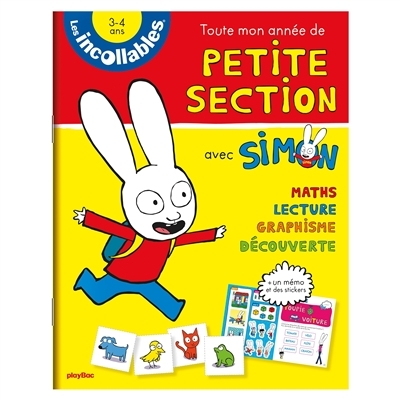 Les incollables - Toute mon année de Petite Section avec Simon (Broché)
