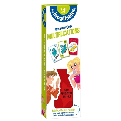 Les Incollables - Mes super jeux - Multiplications - Bataille, réflexion, rapidité pour jouer à plus