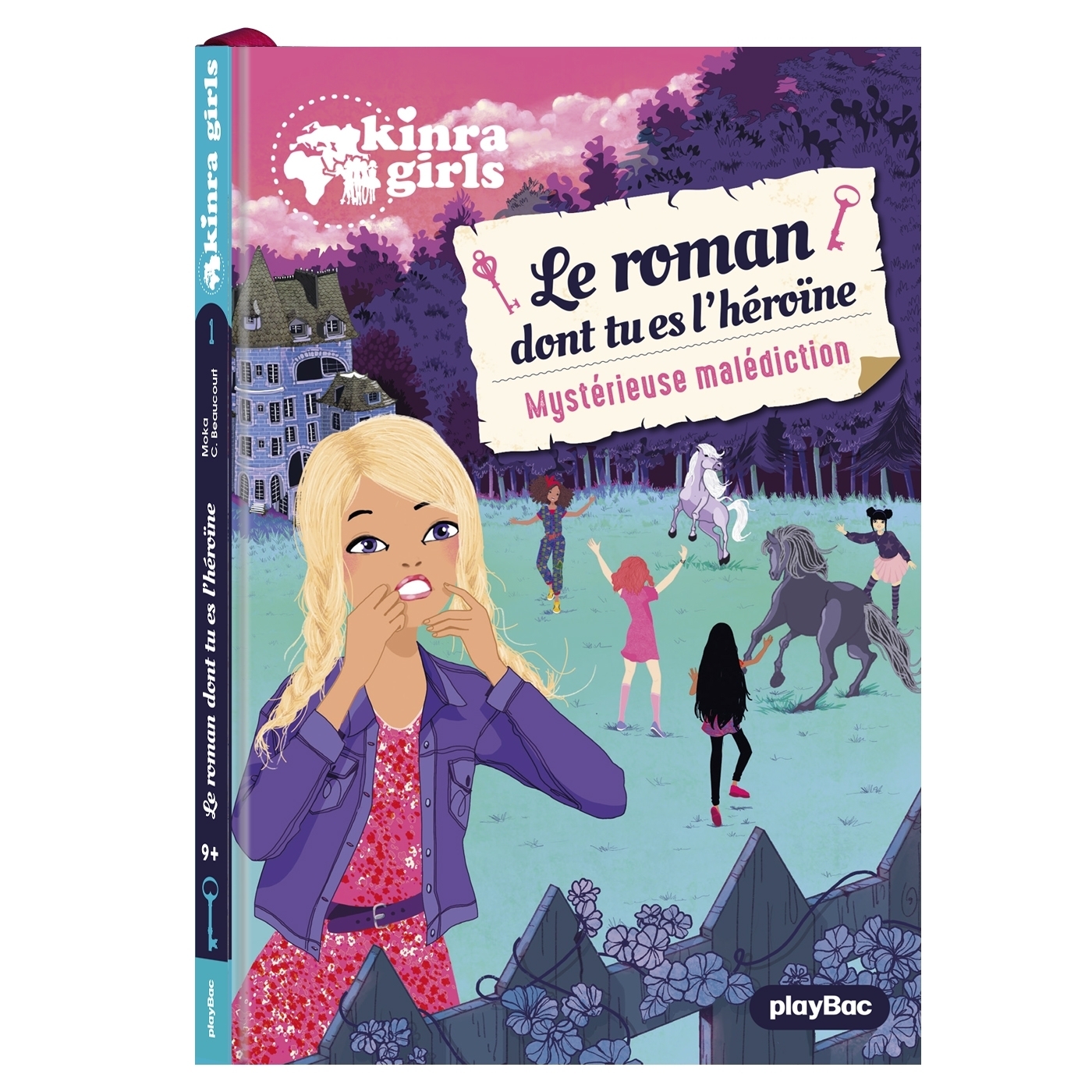 Kinra Girls - Le roman dont tu es l'héroïne - Mystérieuse malédiction - Tome 1 (Poche)