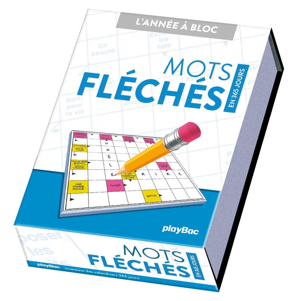 Calendrier Mots fléchés en 365 jours - Année à Bloc (Cartonné)