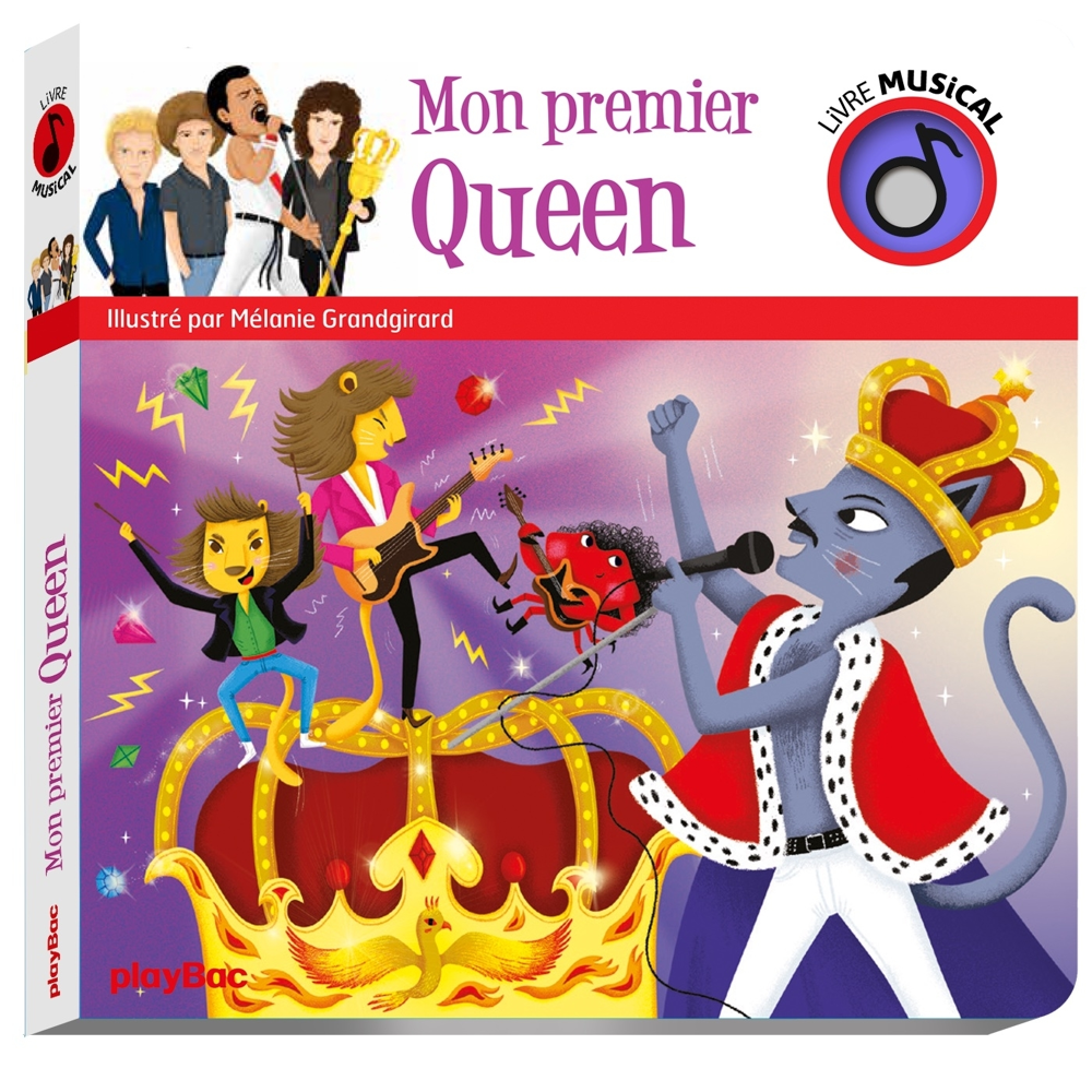 Livre musical - Mon premier Queen (Cartonné)