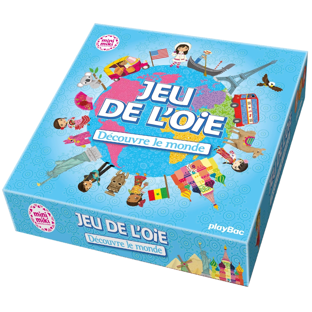 Minimiki - Jeu de l'oie - Découvre le monde (Coffret)