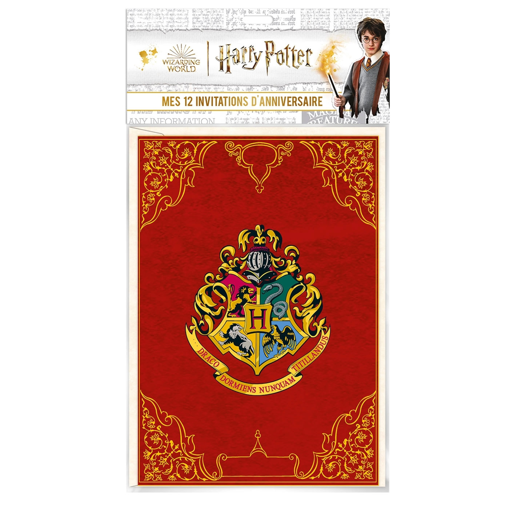 Harry Potter - Mes 12 invitations d'anniversaire (Broché)