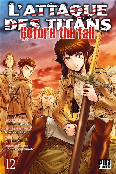 L'attaque des titans - Tome 12 : before the fall (Manga)