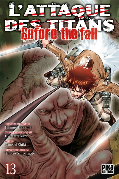 L'attaque des titans - Tome 13 : before the fall (Manga)