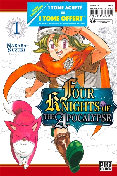 Four Knights of the Apocalypse Pack Offre Découverte Tome 1 et Tome 2 (Manga)