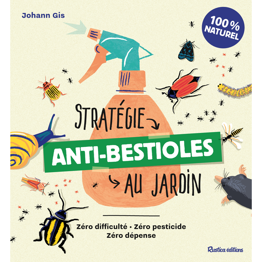 Stratégie anti-bestioles au jardin - Zéro difficulté - Zéro pesticide - Zéro dépense (Broché)