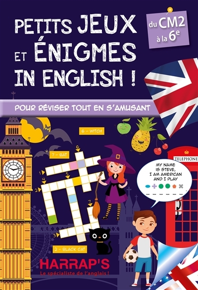 Petits jeux et énigmes in english, spécial CM-6e (Broché)